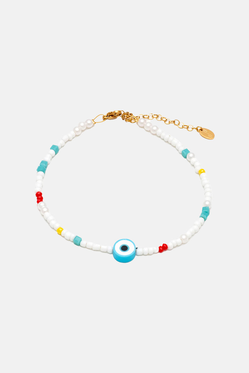 ANKLE BRACELET „MATAKIA“ MULTICOLOR