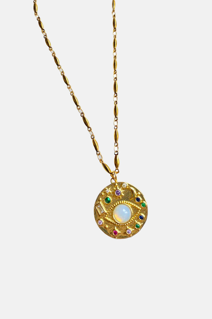 NECKLACE "MAYARA" GOLD/MULTICOLOR