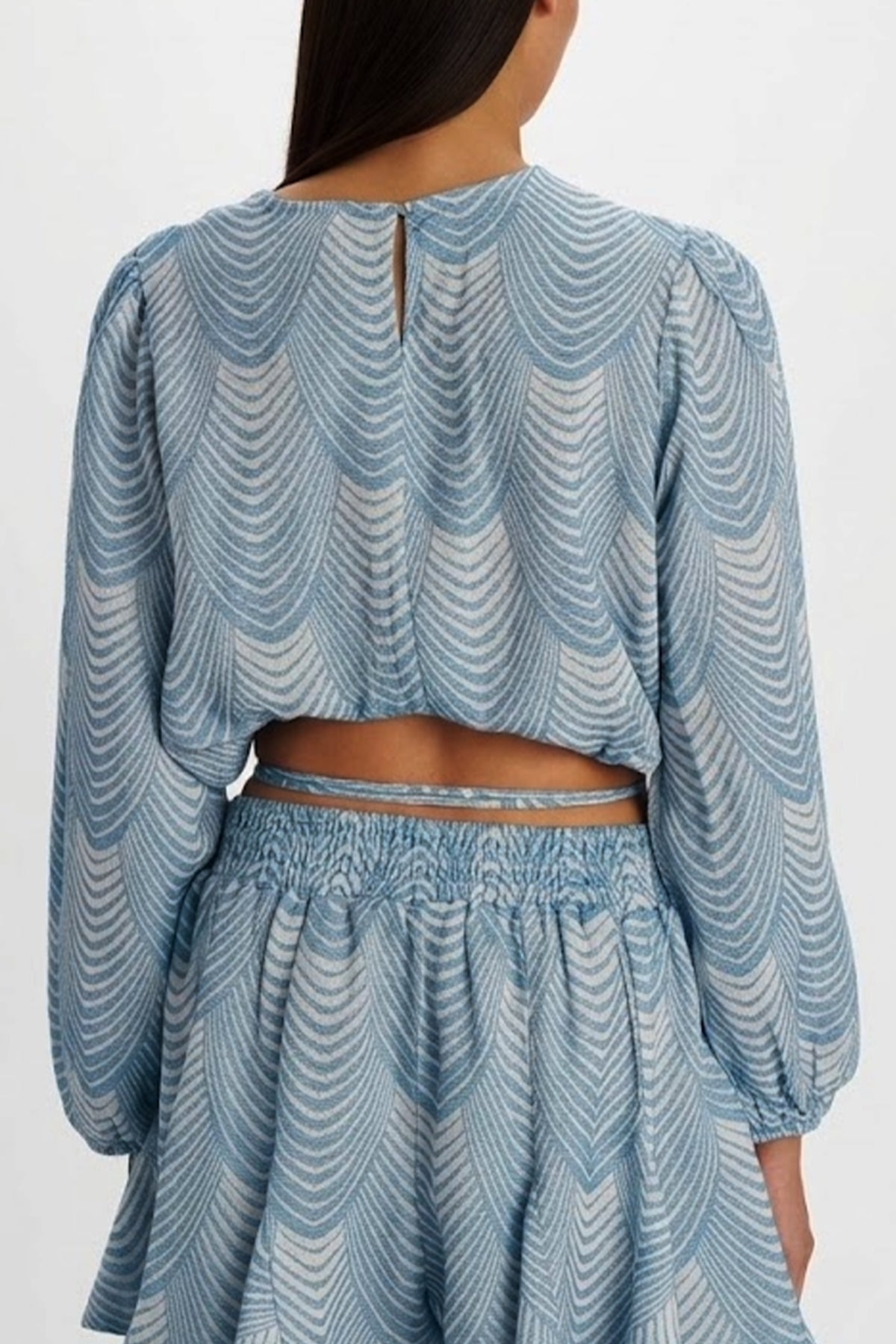 LONGSLEEVE TOP "MERMAID" BLUE