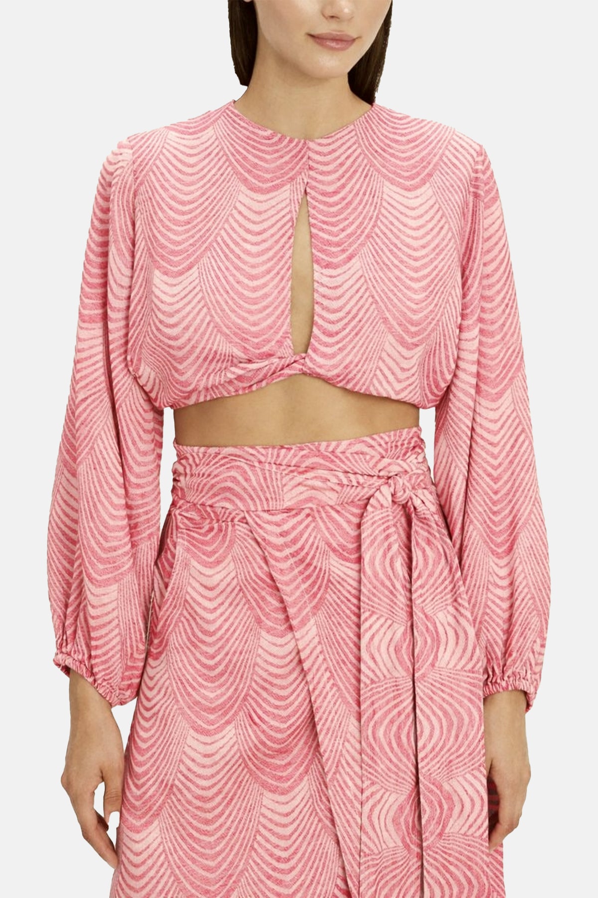 CROPPED TOP "MERMAID" PINK