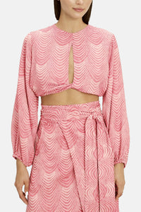 CROPPED TOP "MERMAID" PINK