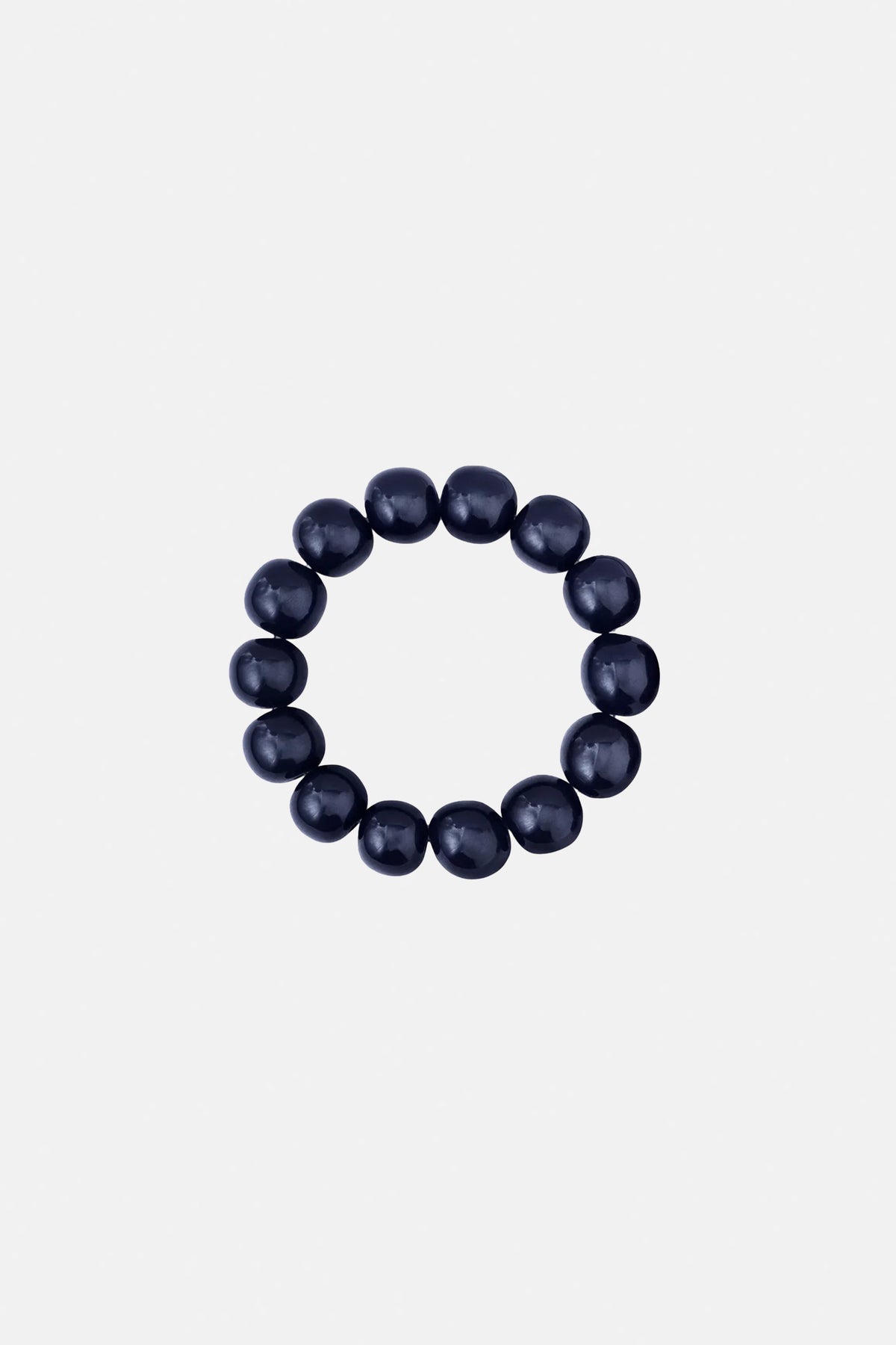 CHUNKY RESIN BRACELET DARK BLUE
