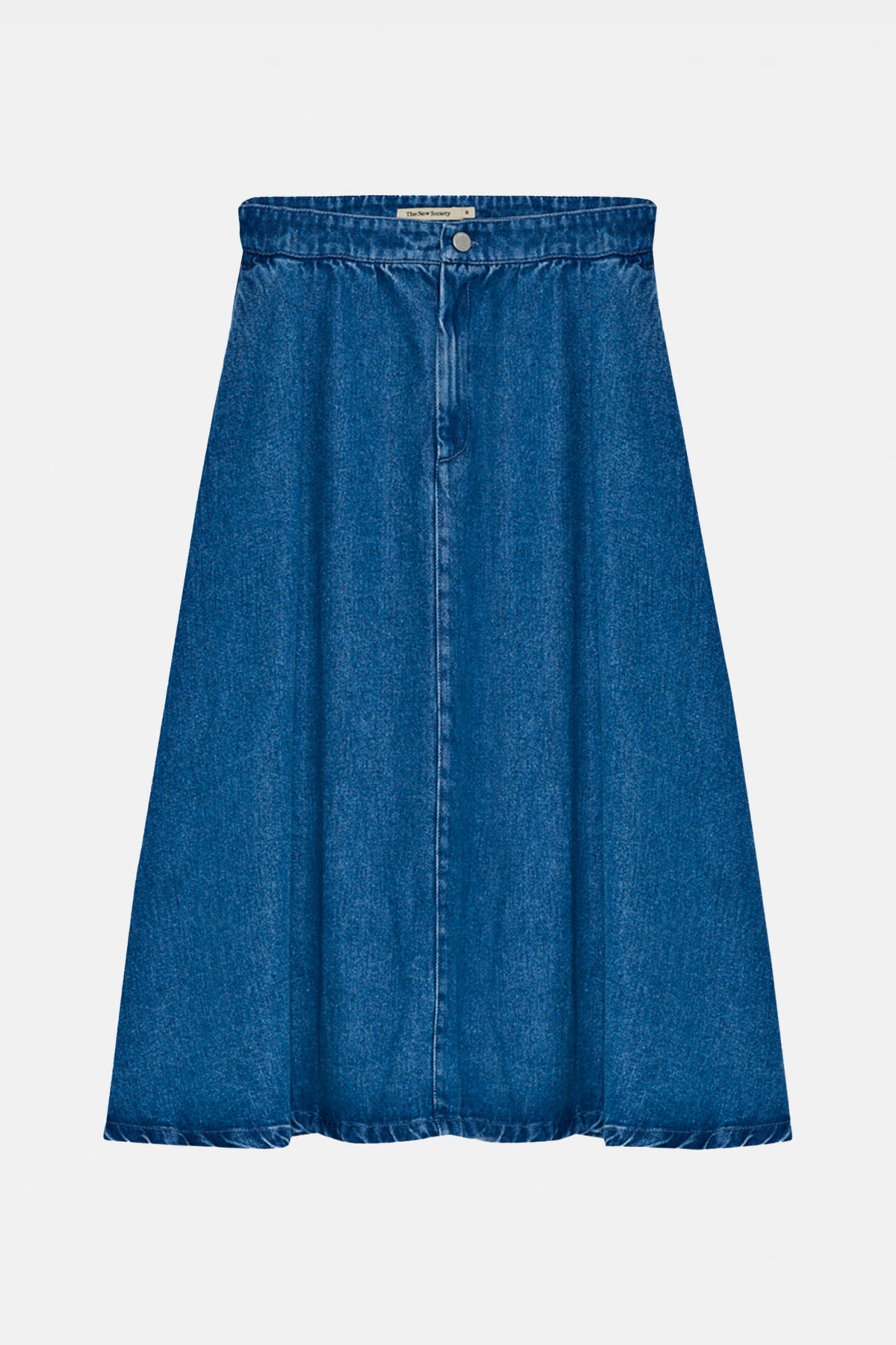 MIDI TENCEL DENIM SKIRT MID BLUE