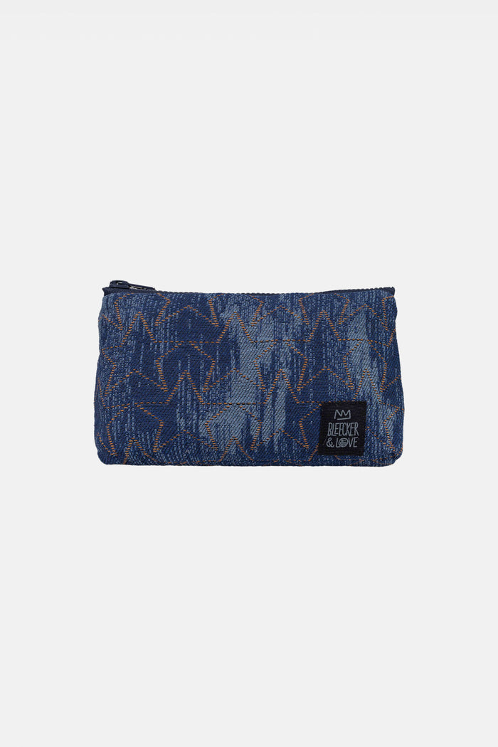 MINI POUCH "VEGA" BLUE/ORANGE