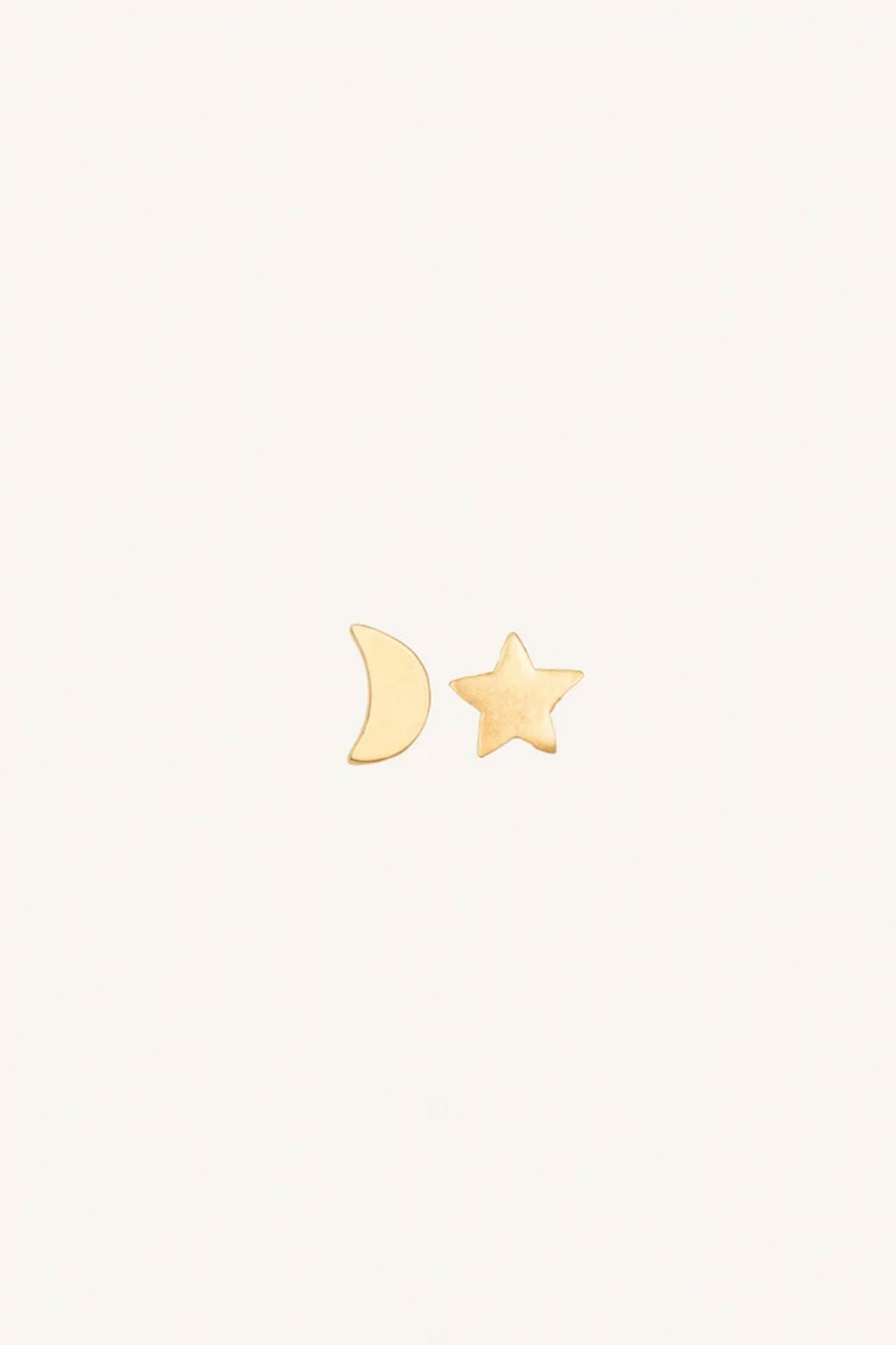 EARRINGS "STAR AND MOON" GOLD
