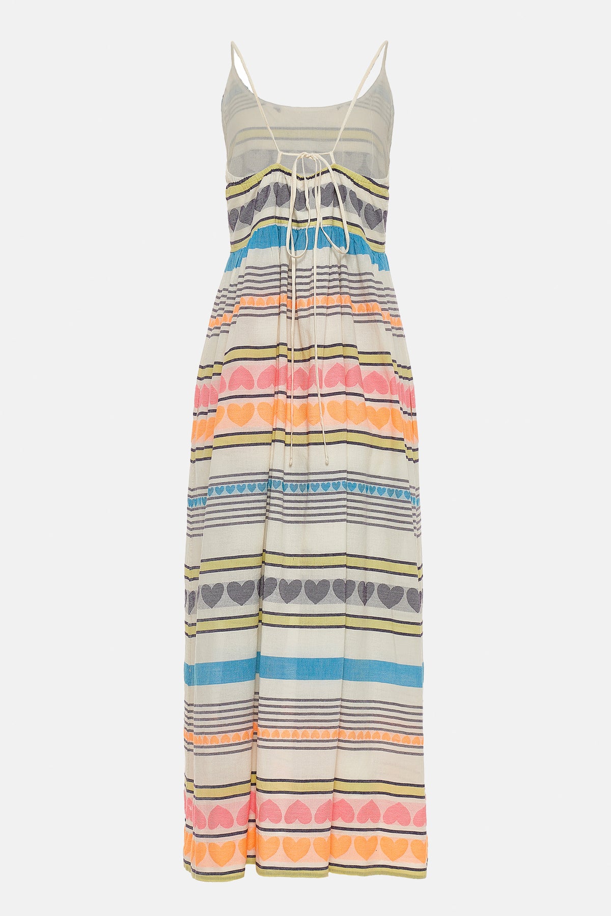 STRAPPY JACQUARD MIDI DRESS "NOVA" MULTICOLOR