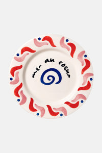 PLATE “CALA SECRETA” RED
