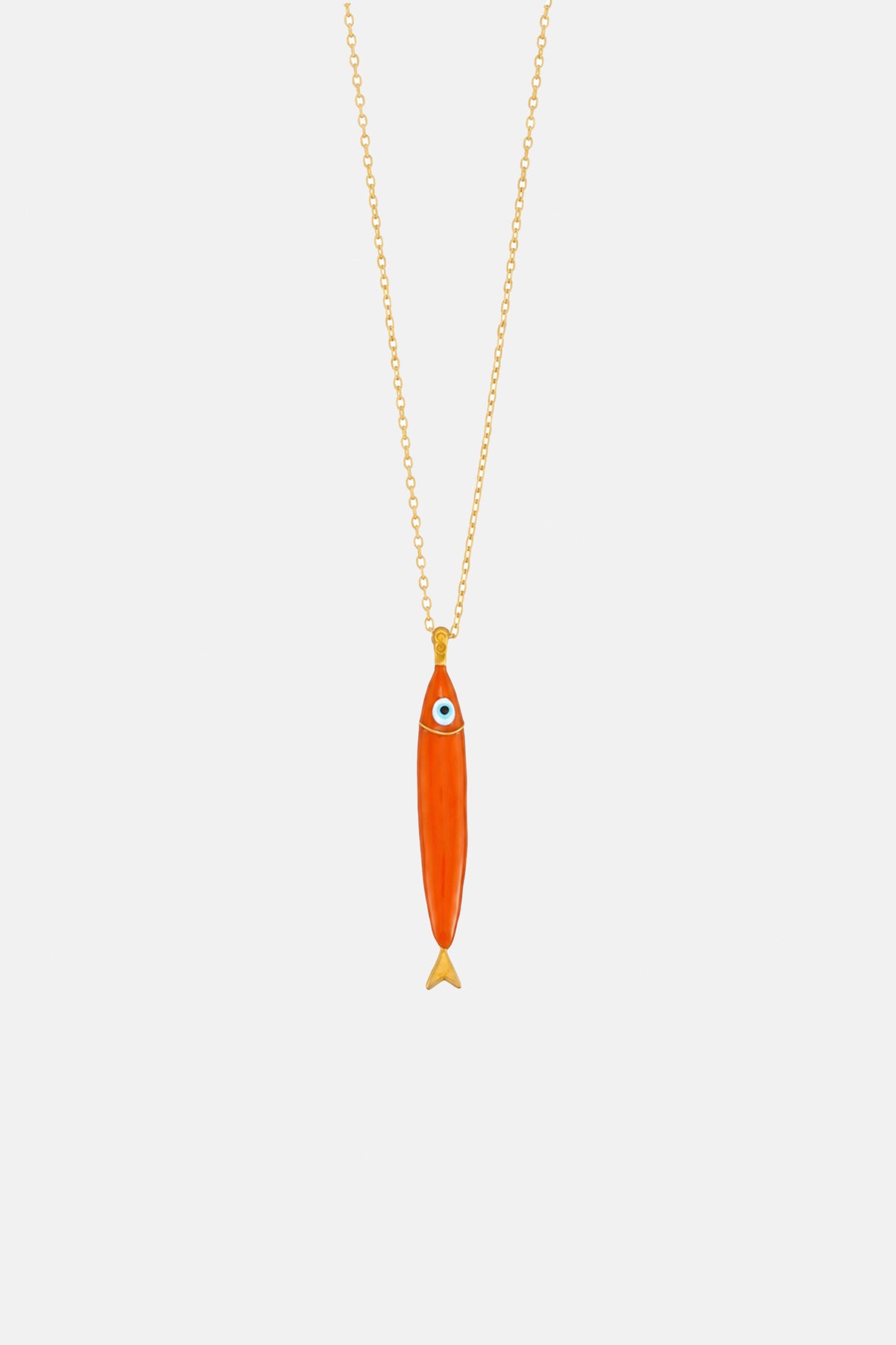 NECKLACE "SARDINE" ORANGE