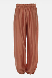 LIGHT BALLOON LEG PANTS "SILKSTONE" POWDER