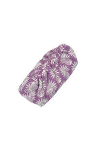 WOVEN CLUTCH BAG "ANANAS" PURPLE