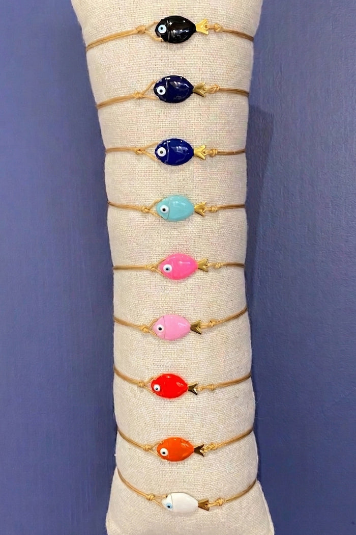 ENAMELED BRACELET "SEA BREAM"