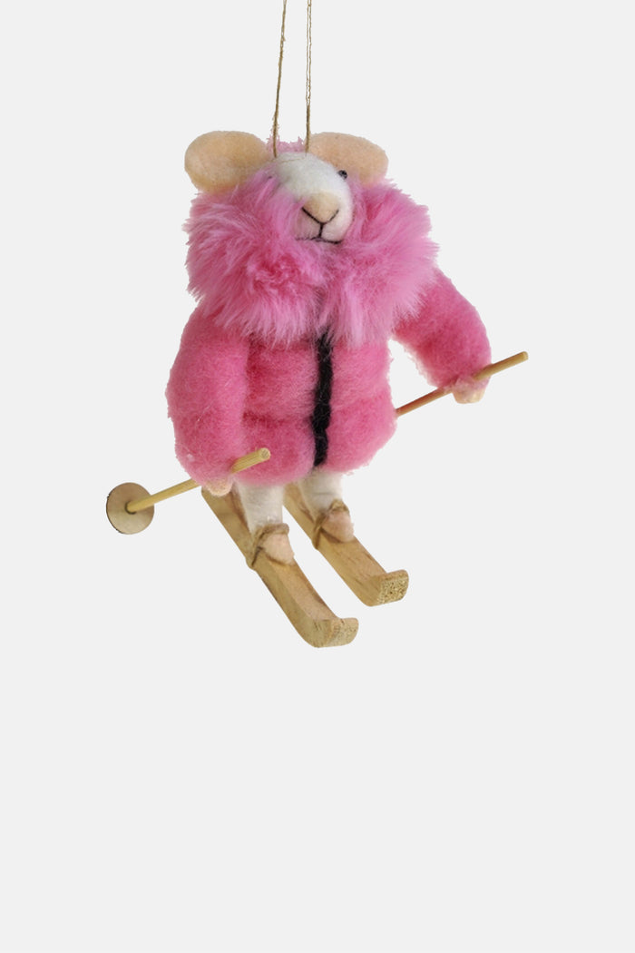 CHRISTMAS CHARM "SKI MOUSE"