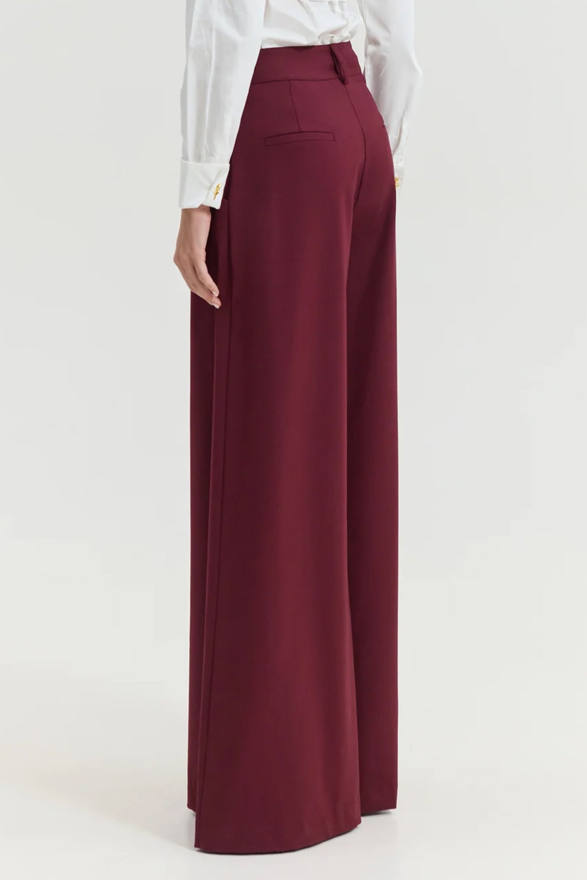 EXTRA WIDE SUIT PANTS BORDEAUX