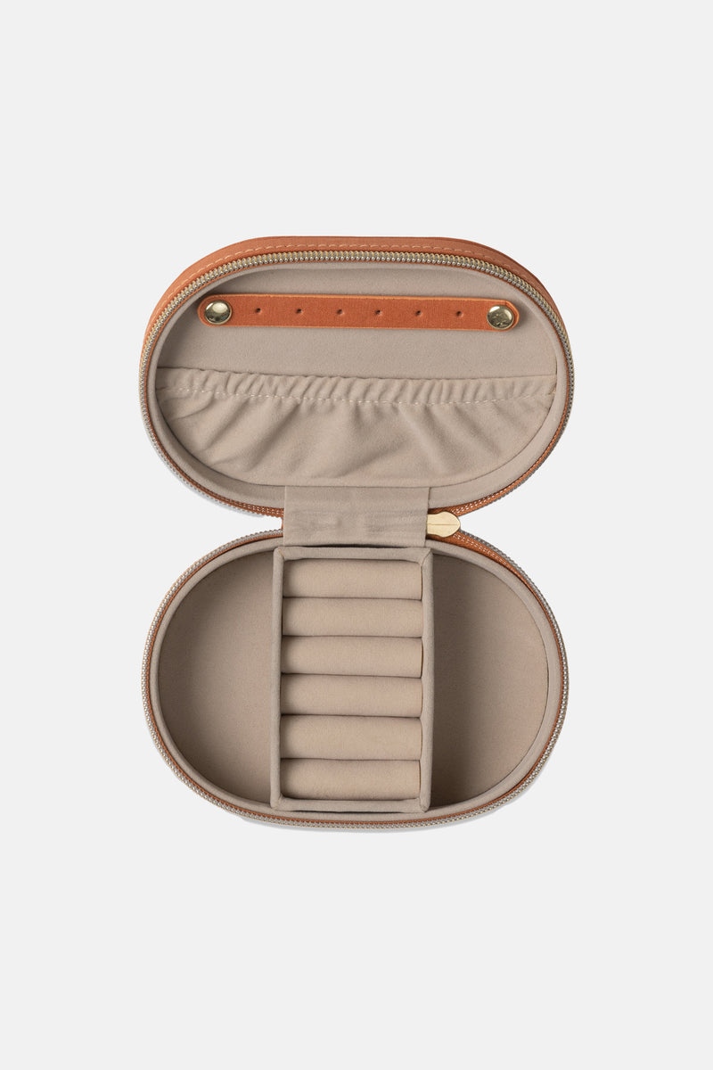 OVAL JEWELRY CASE "SUN“ ORANGE