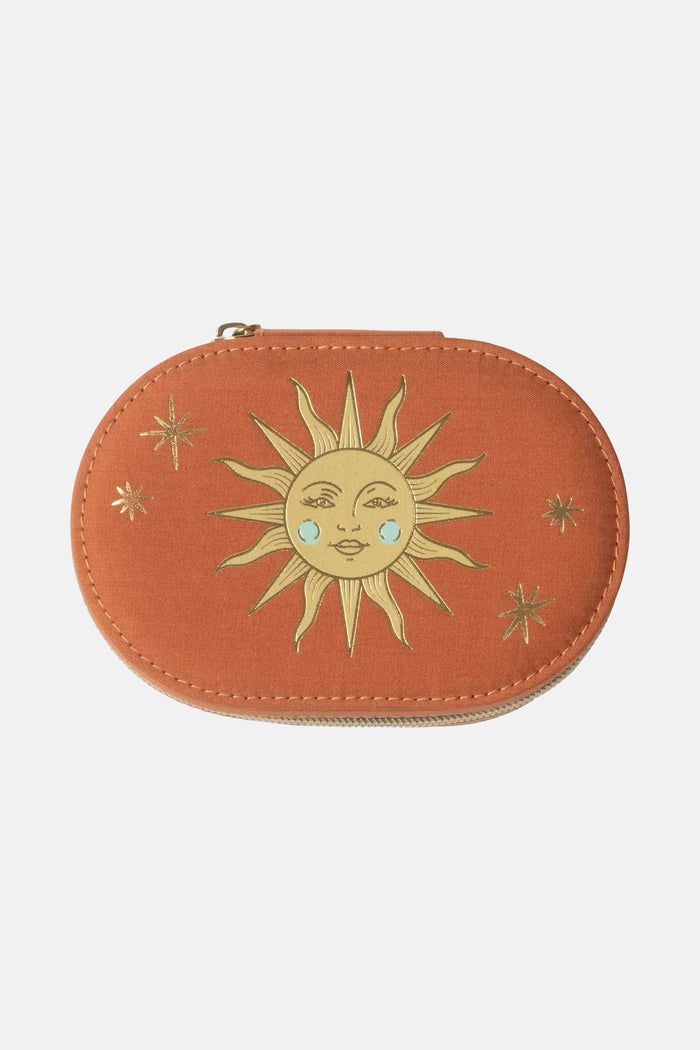 OVAL JEWELRY CASE "SUN“ ORANGE