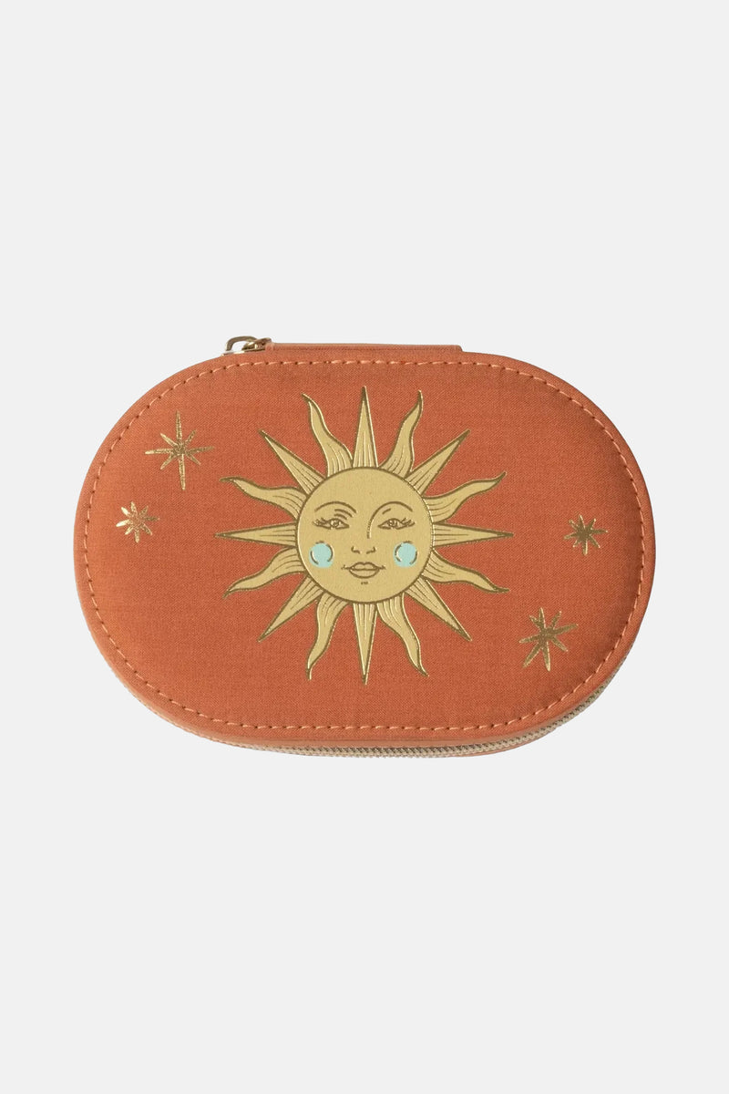 OVAL JEWELRY CASE "SUN“ ORANGE