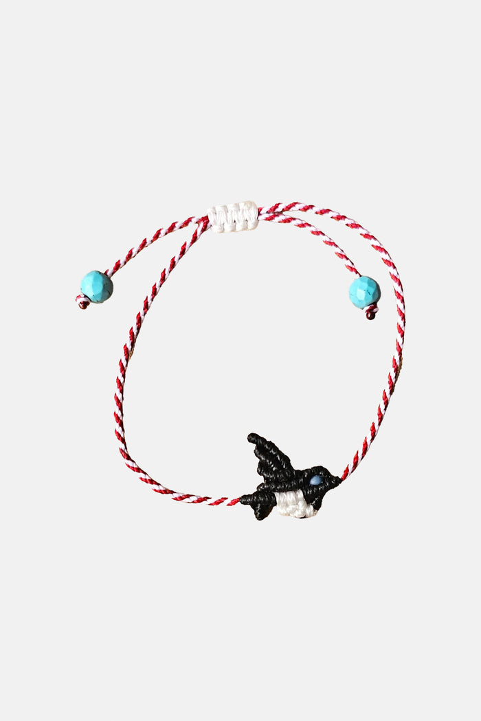 MAKRAMEE MARCH BRACELET "FIRST SUN SWALLOW" MULTICOLOR