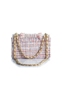 SMALL TWEED BAG "THE MINI NEW YORKER" MULTICOLOR