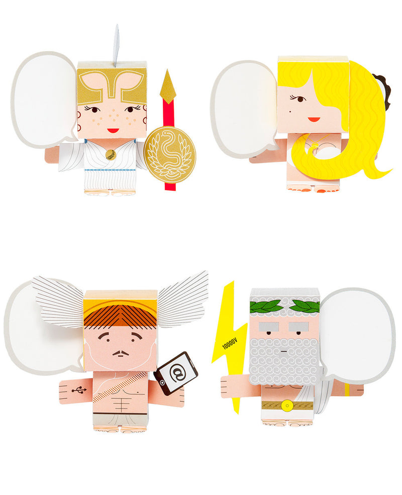 3D MEET THE GREEKS GREETING CARDS
