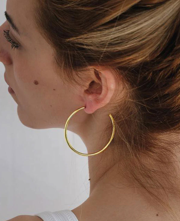 HOOPS "HOLLOW (M)" GOLD