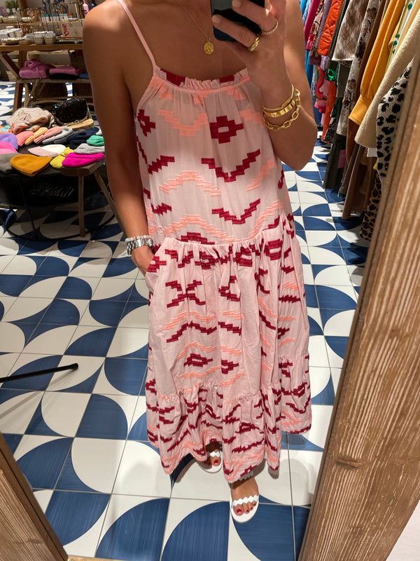 STRAPPY DRESS "RHOMBS"