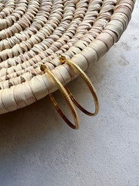 HOOP EARRINGS "TEMPTATION" GOLD