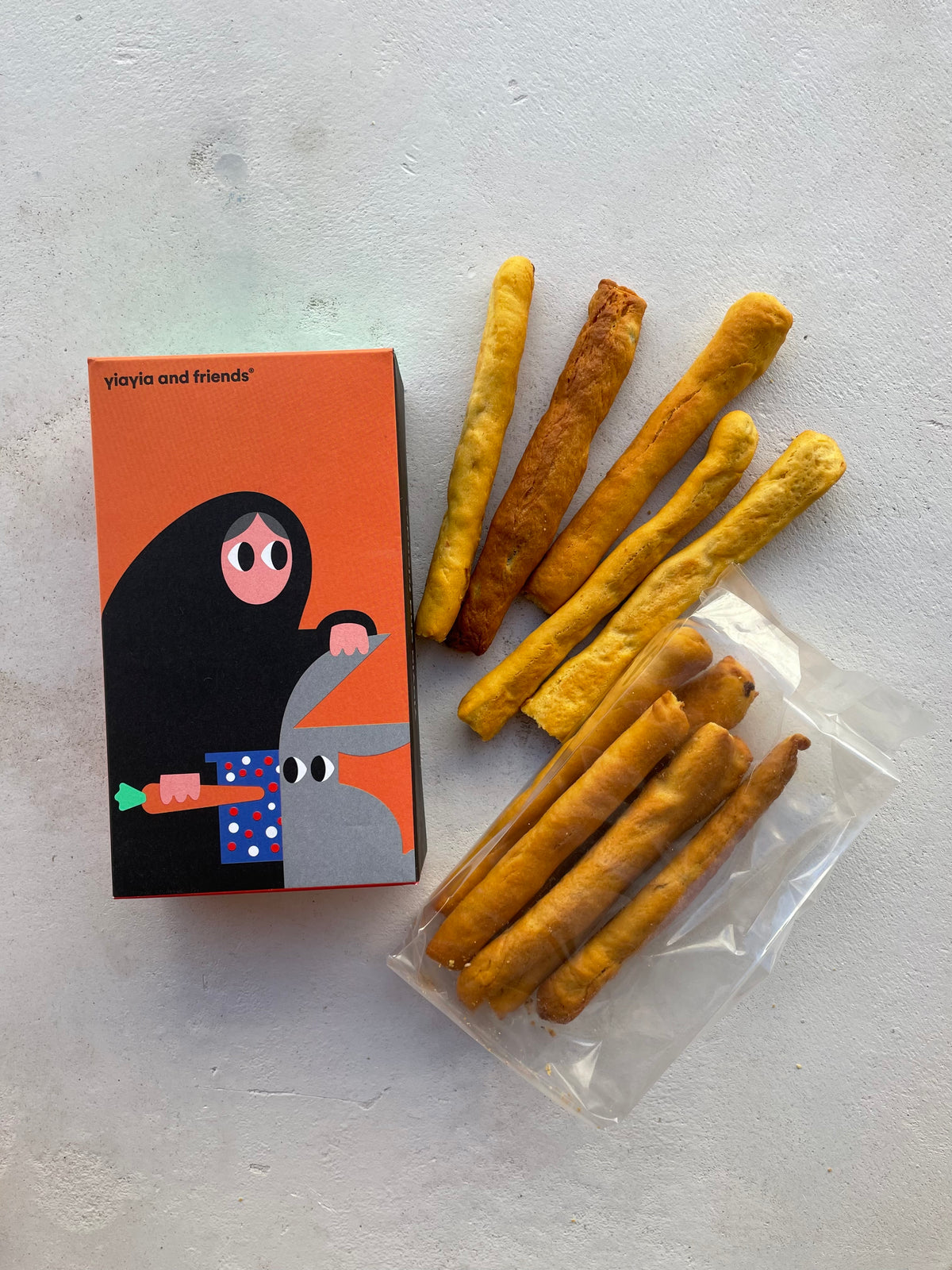 CARROT BREADSTICKS FROM CRETE