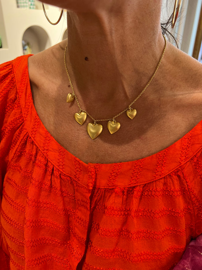 NECKLACE "MARGAUX HEART" GOLD