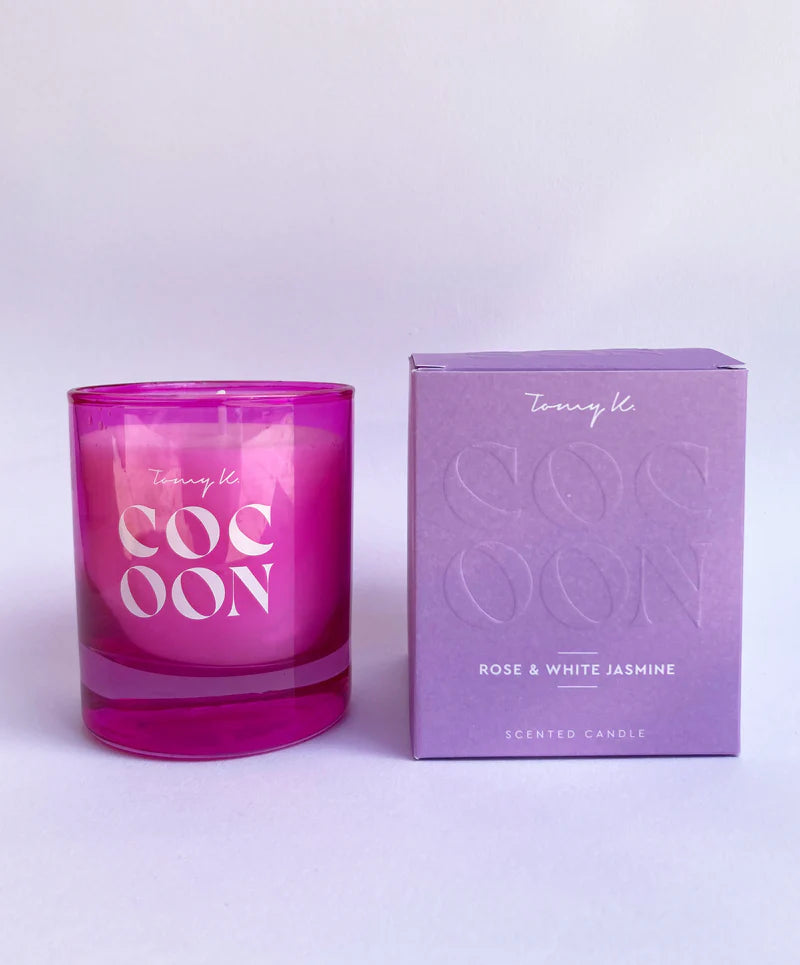 SCENTED CANDLE "COCOON - ROSE & JASMINE"