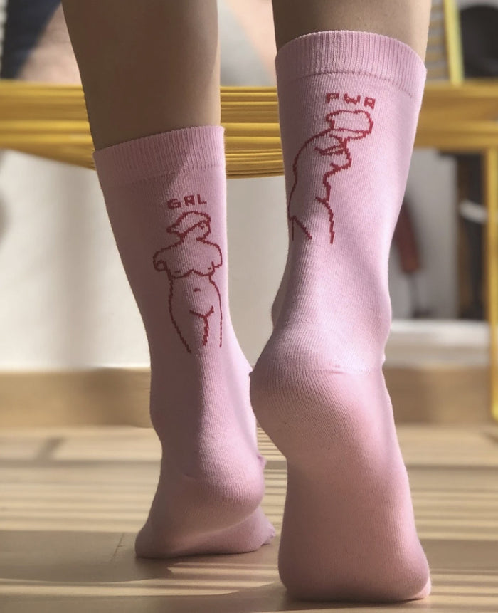 SOCKS "APHRODITE" PINK