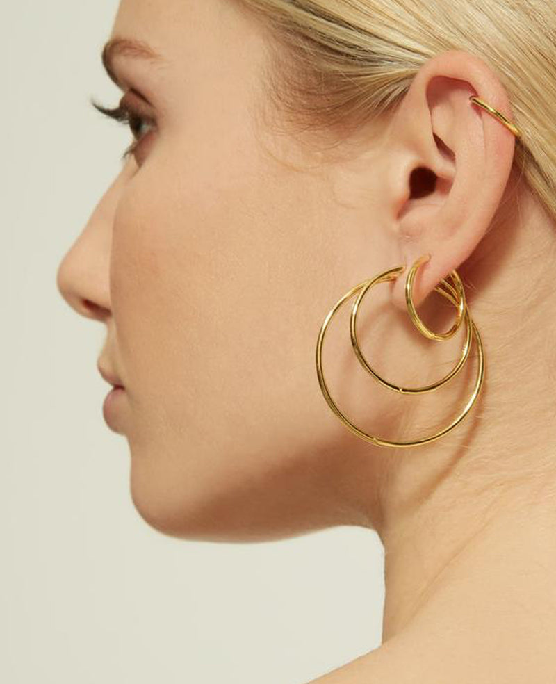 HOOPS "SMALL PARFAIT" GOLD