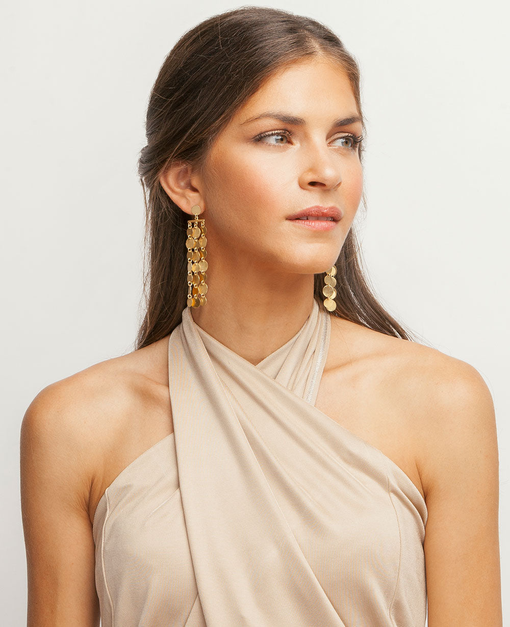 ANTONIA KARRA GOLD ALEXANDRA EARRINGS – Lemoni