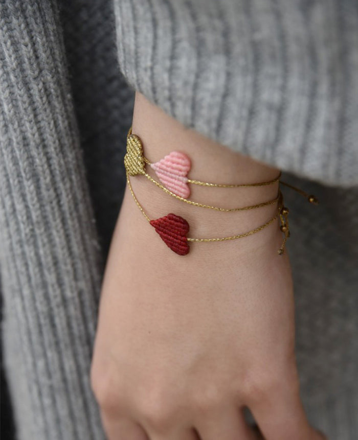 MAKRAMEE BRACELET "HEART"