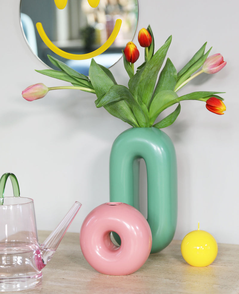 VASE "DONUT" PINK
