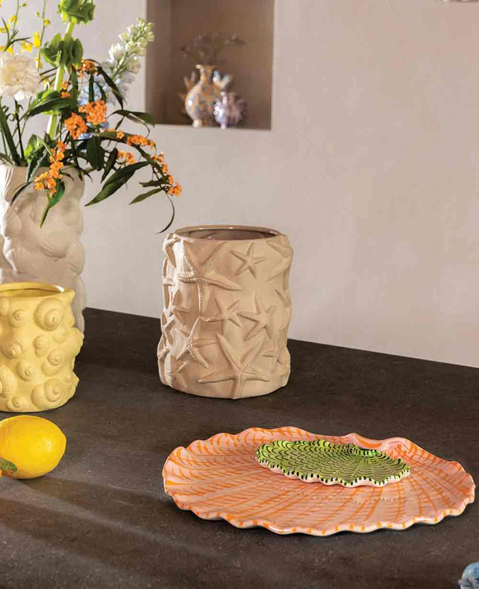 BIG PLATE "SHELLEGANCE" ORANGE