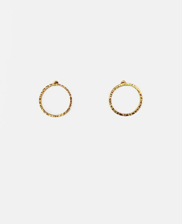 EARRINGS "CIRCLE" GOLD