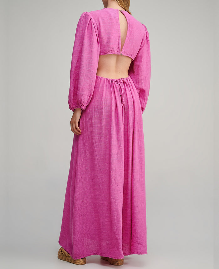 LONG DRESS WITH OPEN BACK "MALIA"