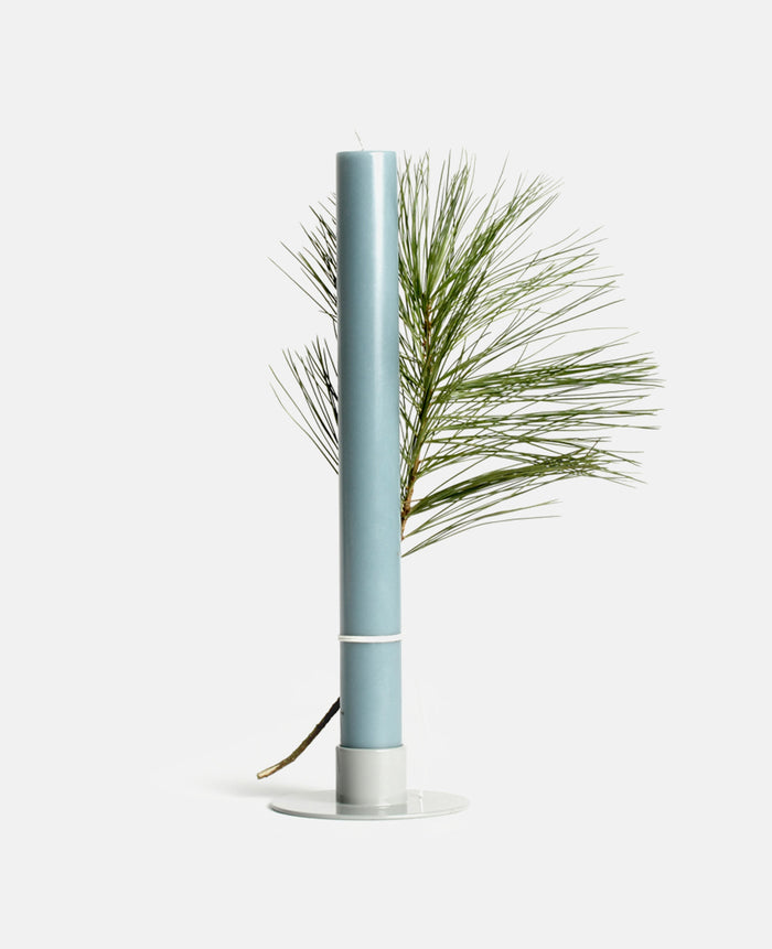 CANDLE HOLDER "POP” LIGHT GREY