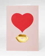 GRUßKARTE "KISS"