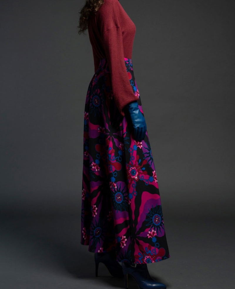 LONG SKIRT "MIRAGE" MULTICOLOUR