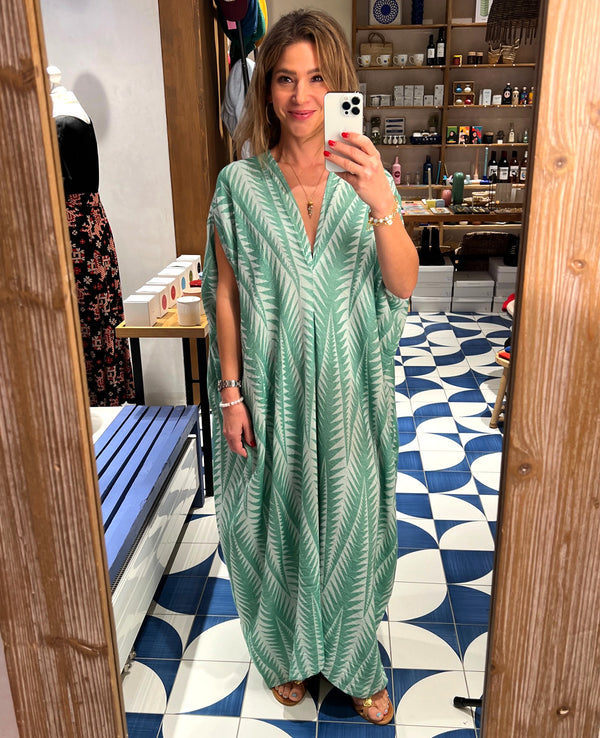 KAFTAN DRESS WITH BELT "FINIKAS"