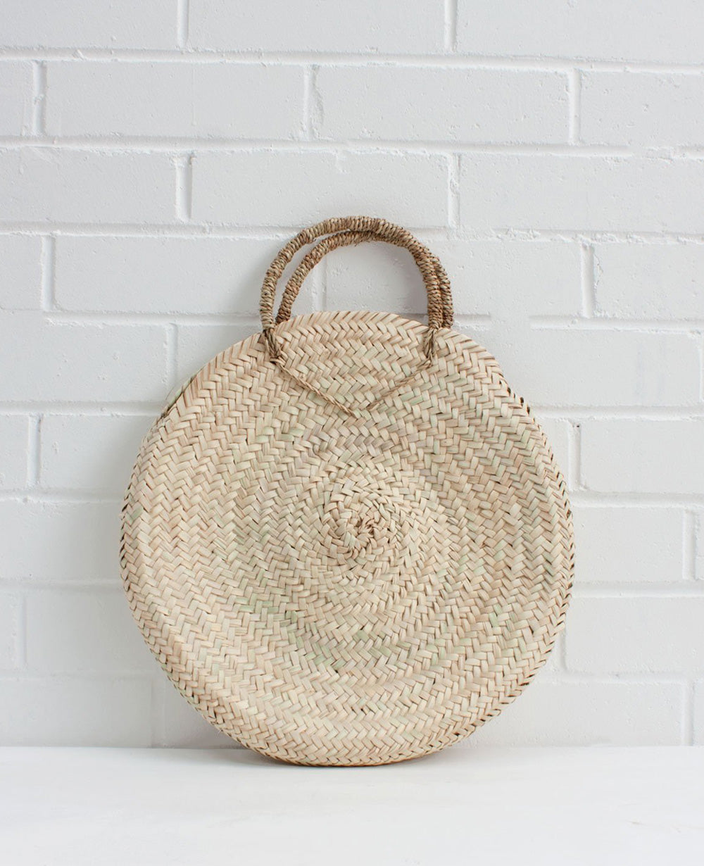 Buy Rattan Bags for Women - Handmade Wicker Woven Purse Handbag Circle Boho  Bag Bali, Solid Leaves Pattern, 20cm x 8cm at Amazon.in
