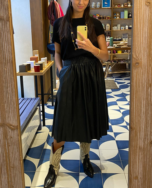 VEGAN LEATHER SKIRT "DESPINA"