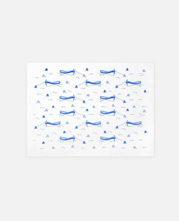 POSTKARTE "BOATS"