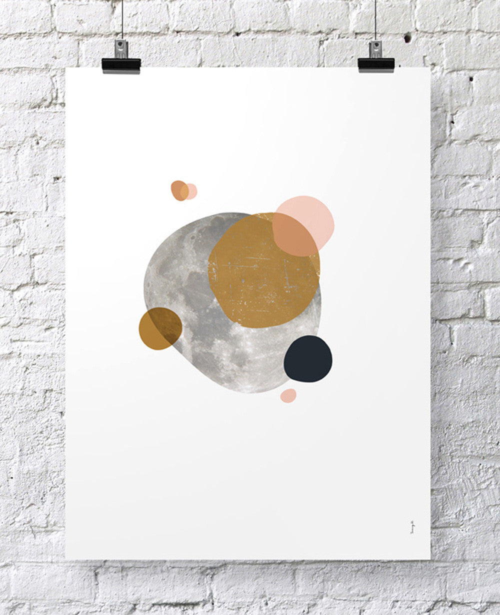 POSTER "OTHER SIDE OF THE MOON II"