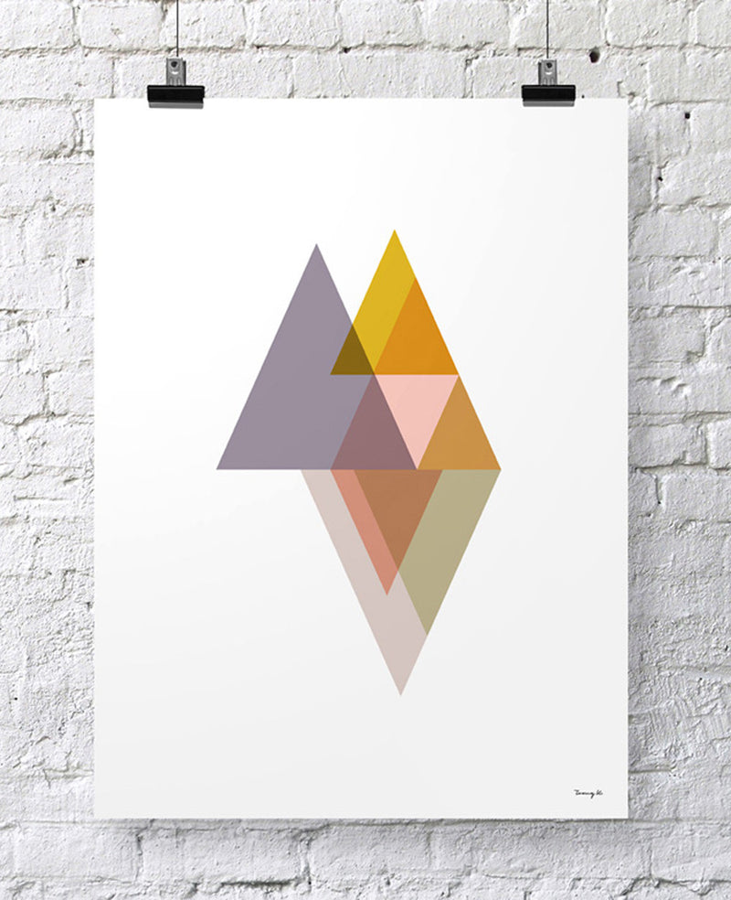 POSTER "TRIANGLES II"