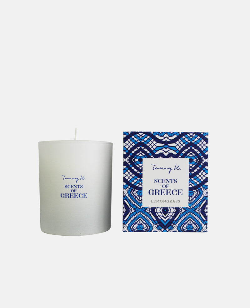 SCENTED CANDLE "SCENTS OF GREECE - LEMONGRASS"